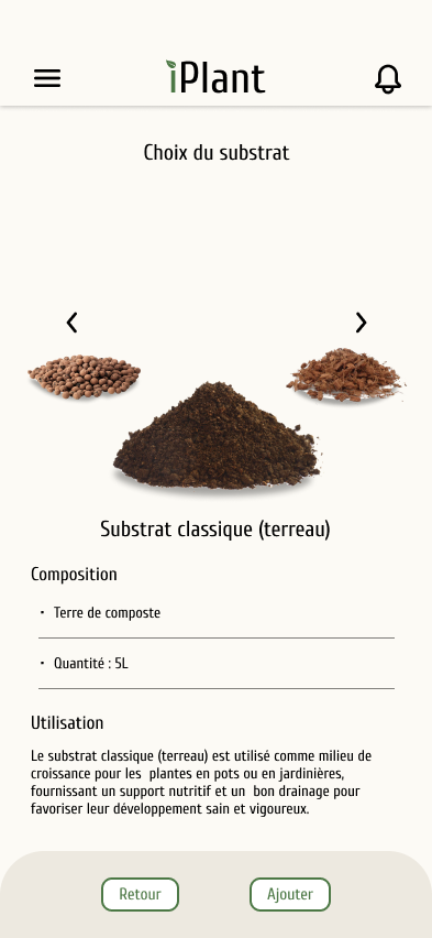 Customisation - substrat